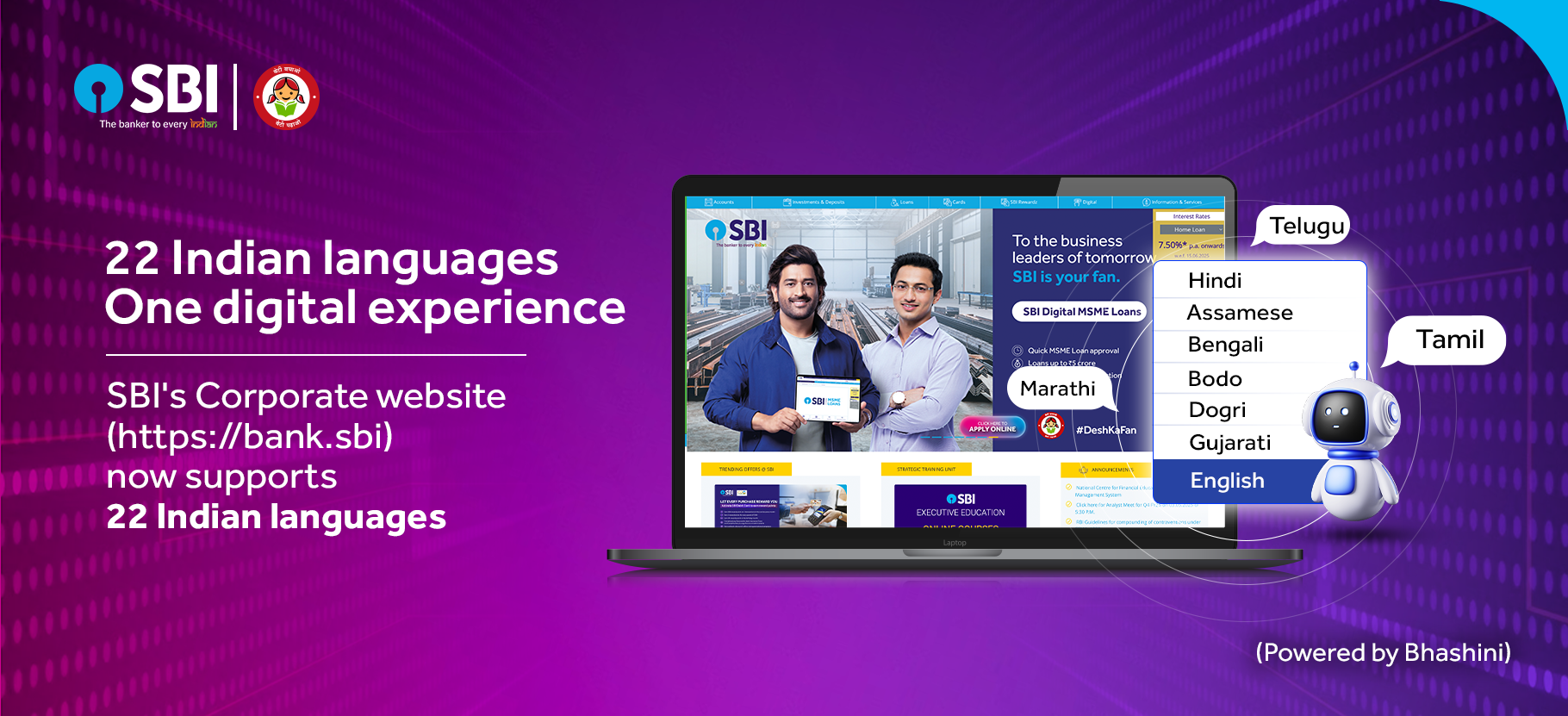 Bhashini’s-AI-22-languages