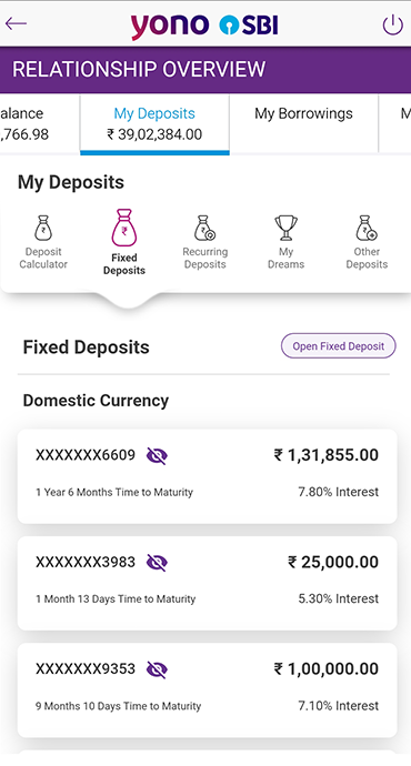 Secure & Grow your Wealth with SBI Term Deposits - Managed easily on the YONO SBI app!